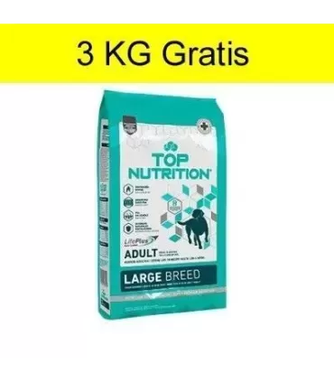 Top Nutrition Perro Grande Adulto 15 + 3KG Gratis