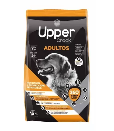 Upper Crock 15Kg: Alimento Premium para Perros Adultos Saludables