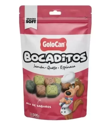 Bocaditos Golocan Jamon Queso Espinaca 500g