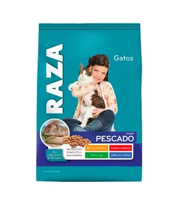 Raza Gatos Pescado 10kg