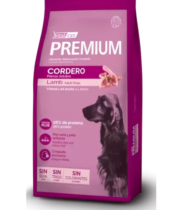 Vital Can Premium: Alimento Completo para Perros Adultos de Cordero 20kg