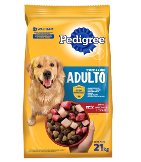 Pedigree Adulto Carne, Pollo y Cereales 21kg