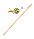 Varita Interactiva Pluma Gato PetLove - Juguete Estimulante Gatuno