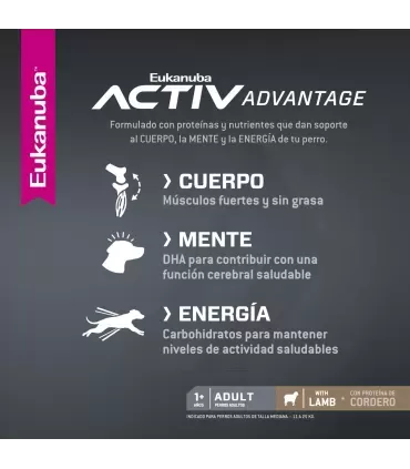 Eukanuba Adulto 15kg | Alimento Premium para Perros Saludables