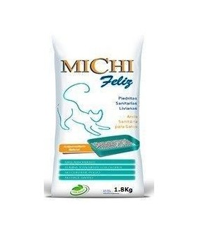 Piedras Sanitarias Michi Feliz 18kg (10u x 1.8kg)