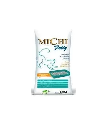 Piedras Sanitarias Michi Feliz 18kg (10u x 1.8kg)
